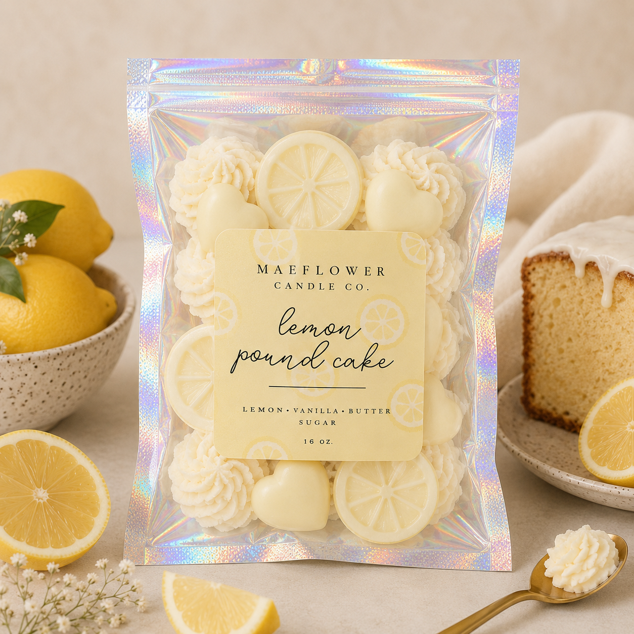 lemon poundcake wax melts